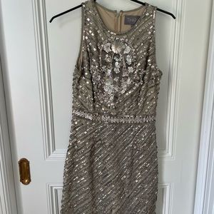 Theia sequin cocktail dress